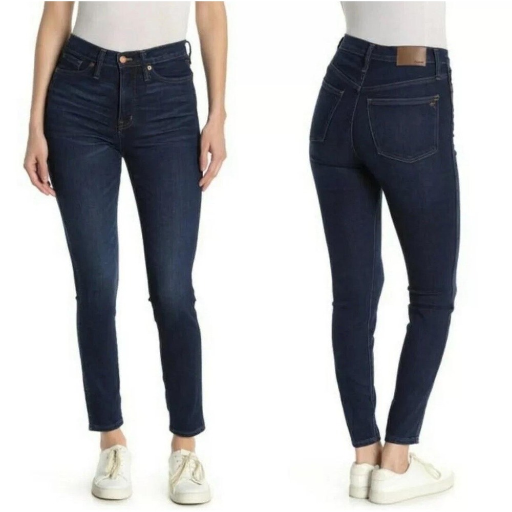 Madewell 10 High Rise Skinny‎ Jeans Dark Wash Size 25 Style M2230